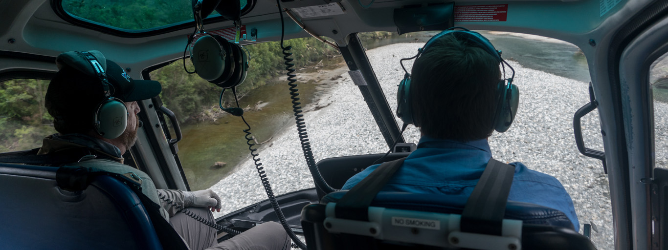 helicopter charted new zealand fly fishing
