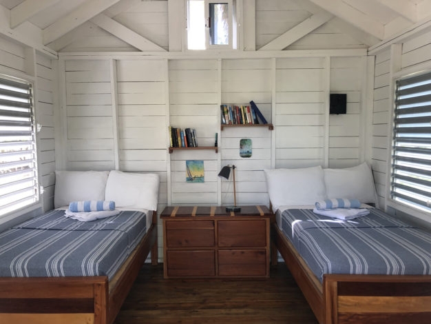 Bedrooms at Cayo Frances Flats Bum Belize Lodge