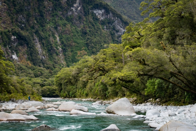 Best waters on the south island of New Zealand