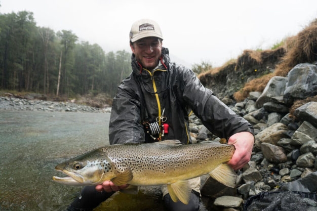 Rain and nymphs equal big browns in New Zealand