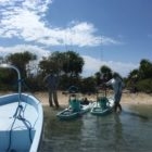 Skiffs and SUPs for DIY flats fishing in Belize